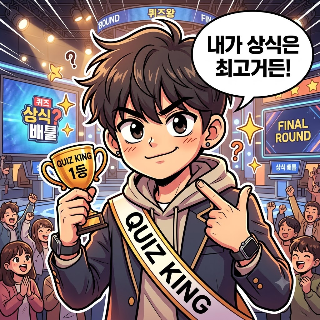 퀴즈왕 자랑